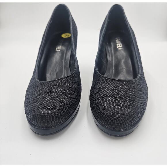 Vaneli Size 7.5N Dayle Vintage Black Classic Pump Woven T'moro Eprint Comfort - Picture 6 of 10